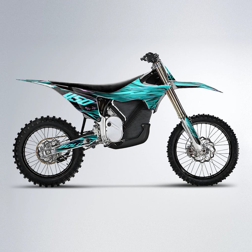 TOTH Stark Varg MX motocross graphics kit in Teal
