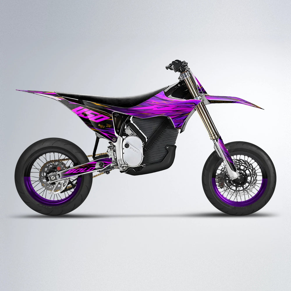 TOTH Stark Varg SM supermoto graphics kit in Custom Colour