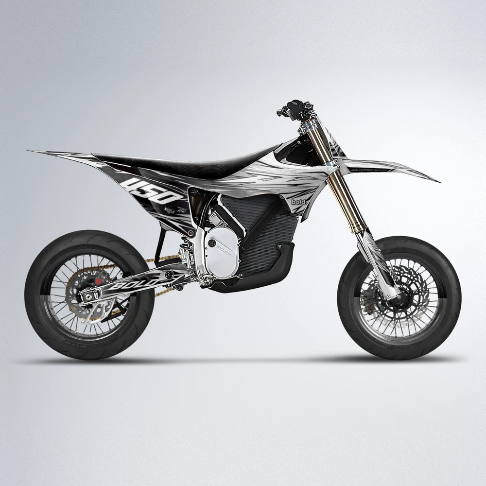 TOTH Stark Varg SM supermoto graphics kit in White