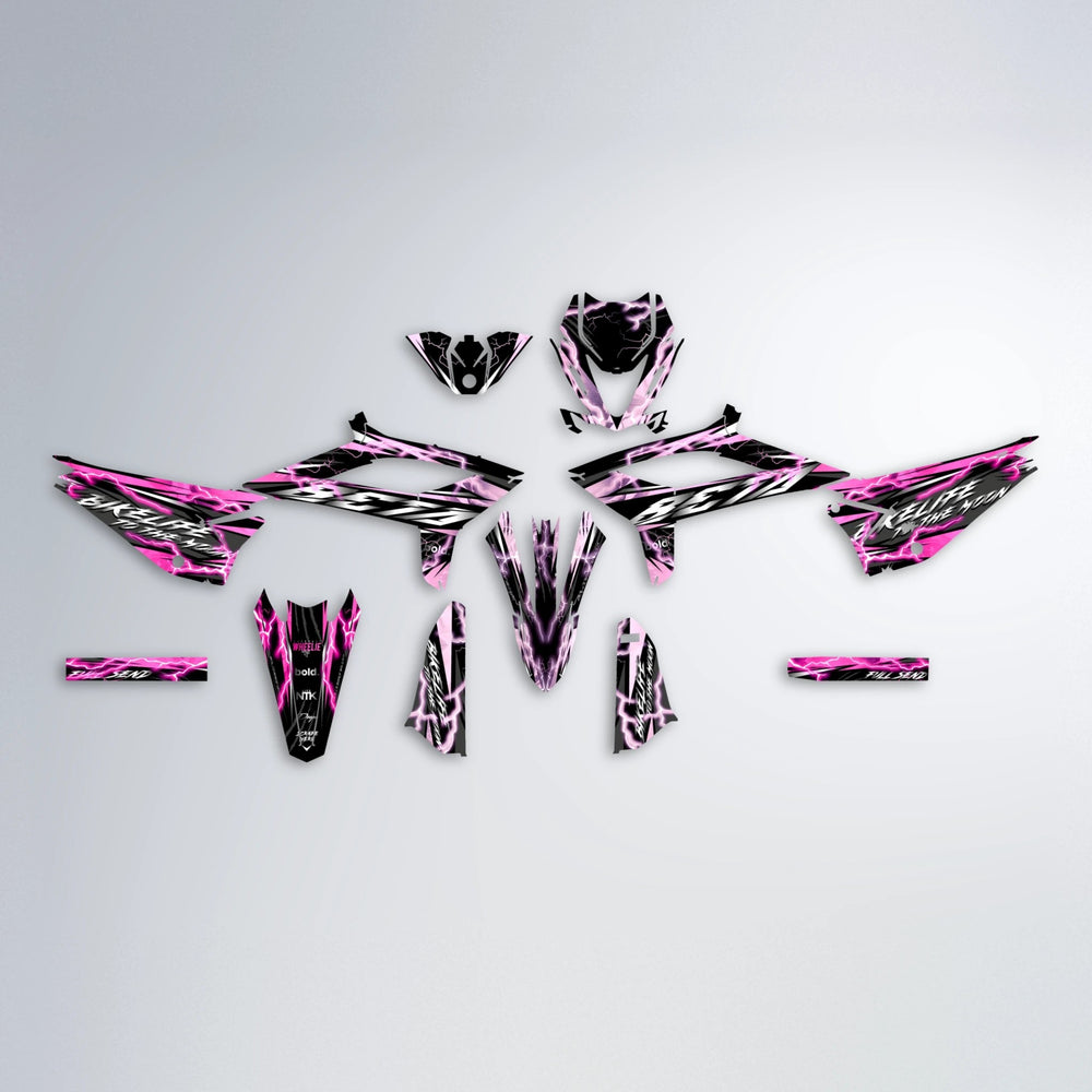 TRINITY Beta graphics kit parts layout in Flamingo