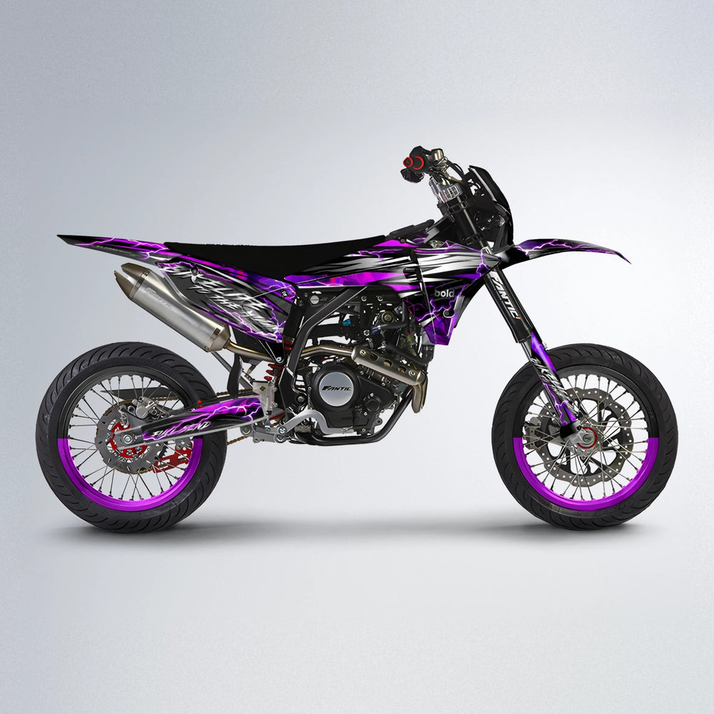 TRINITY Fantic supermoto graphics kit in Custom Colour