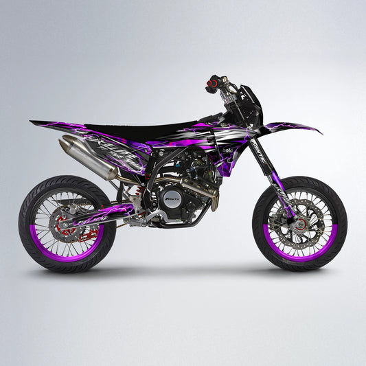 TRINITY Fantic supermoto graphics kit in Pink