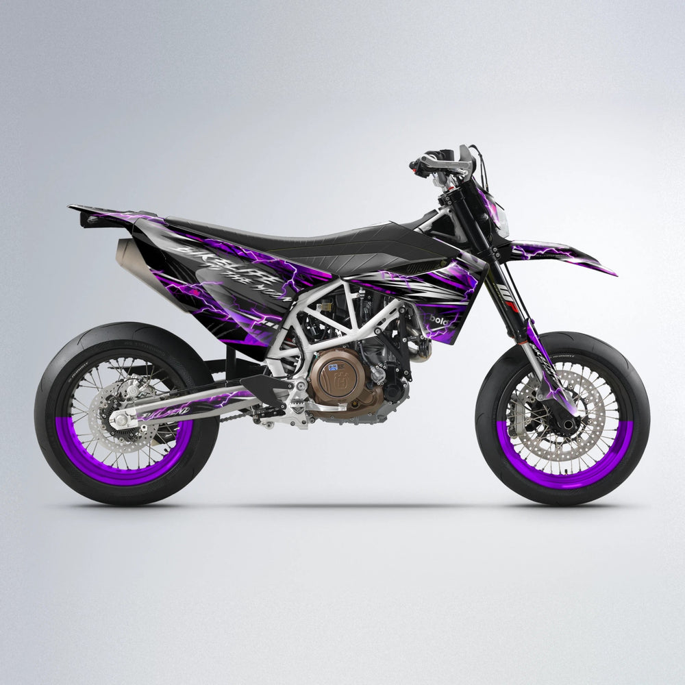 TRINITY Husqvarna 701 supermoto graphics kit in Custom Colour
