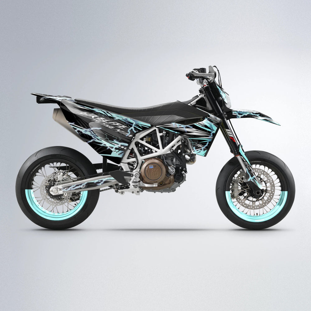 TRINITY Husqvarna 701 supermoto graphics kit in Mint
