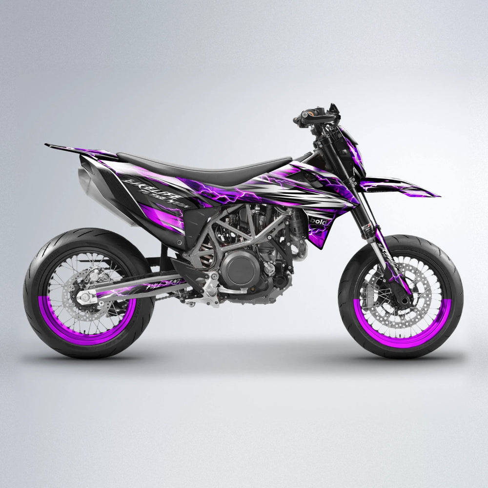 TRINITY KTM SMC 690 supermoto graphics kit in Custom Colour