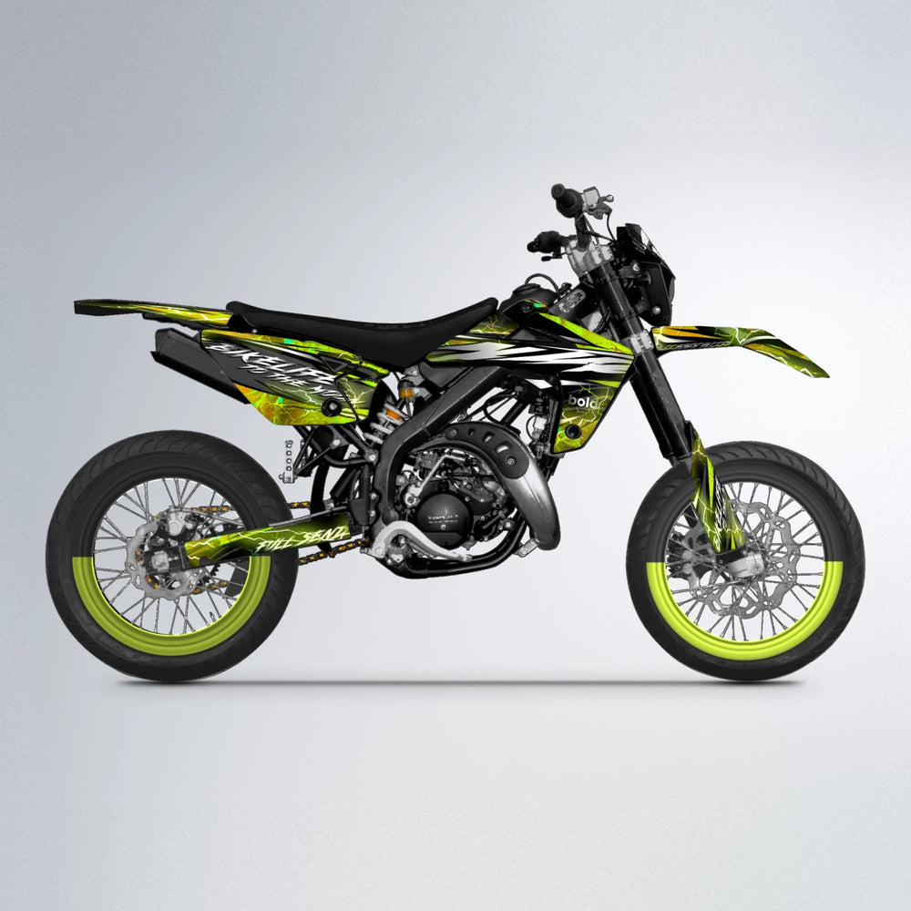 TRINITY Rieju MRT supermoto graphics kit in Olive