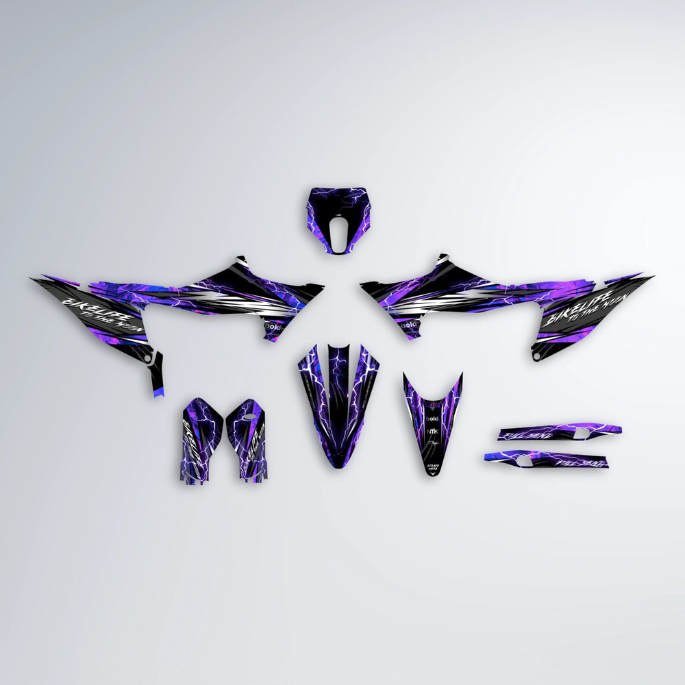 TRINITY Stark Varg SM graphics kit parts layout in Purple