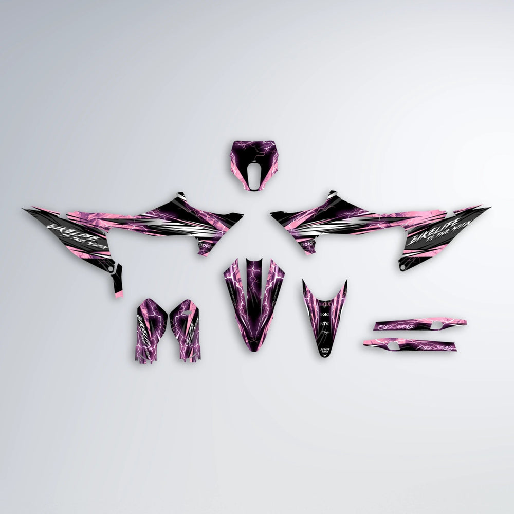 TRINITY Stark Varg SM graphics kit parts layout in Sakura Pink