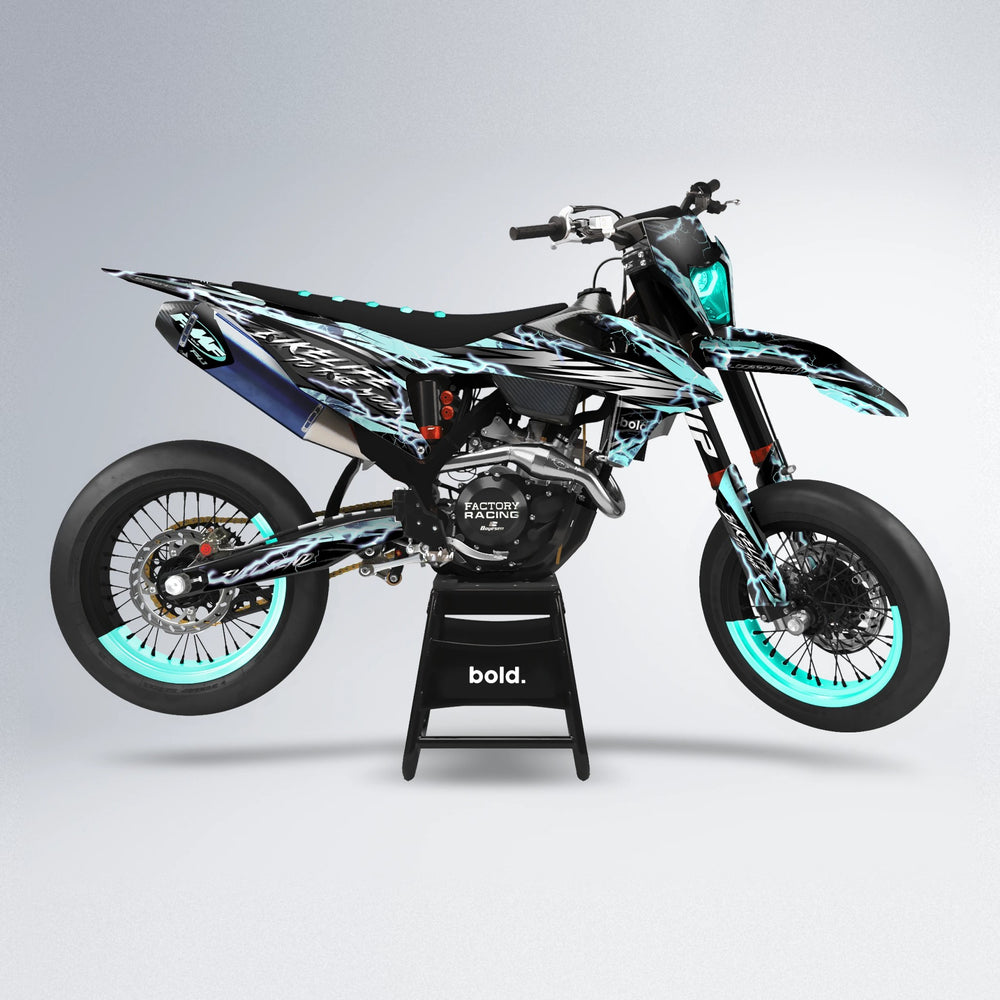 TRINITY supermoto graphics kit in Mint