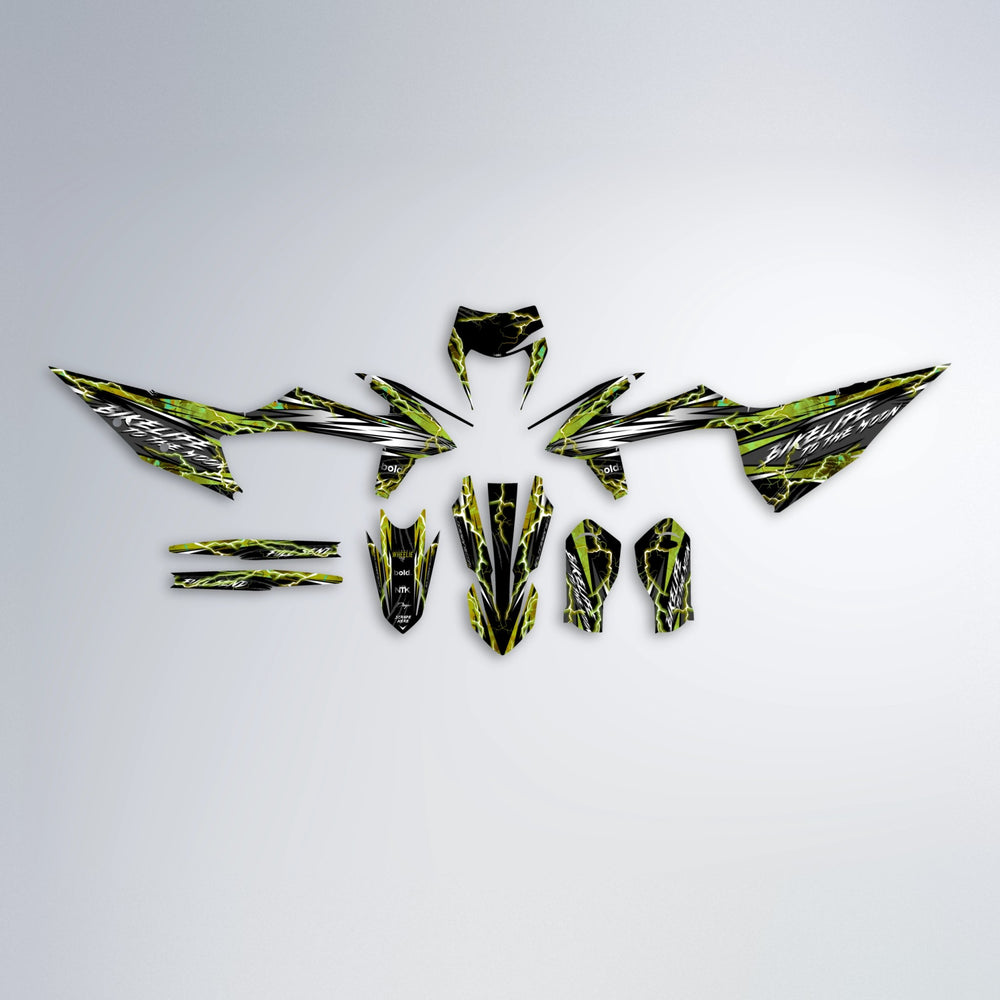 TRINITY graphics kit parts layout in Olive