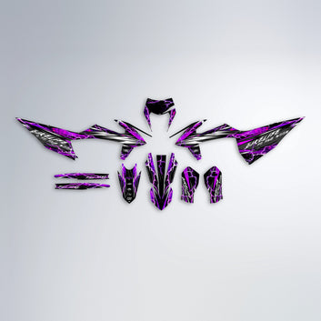 TRINITY graphics kit parts layout in Pink