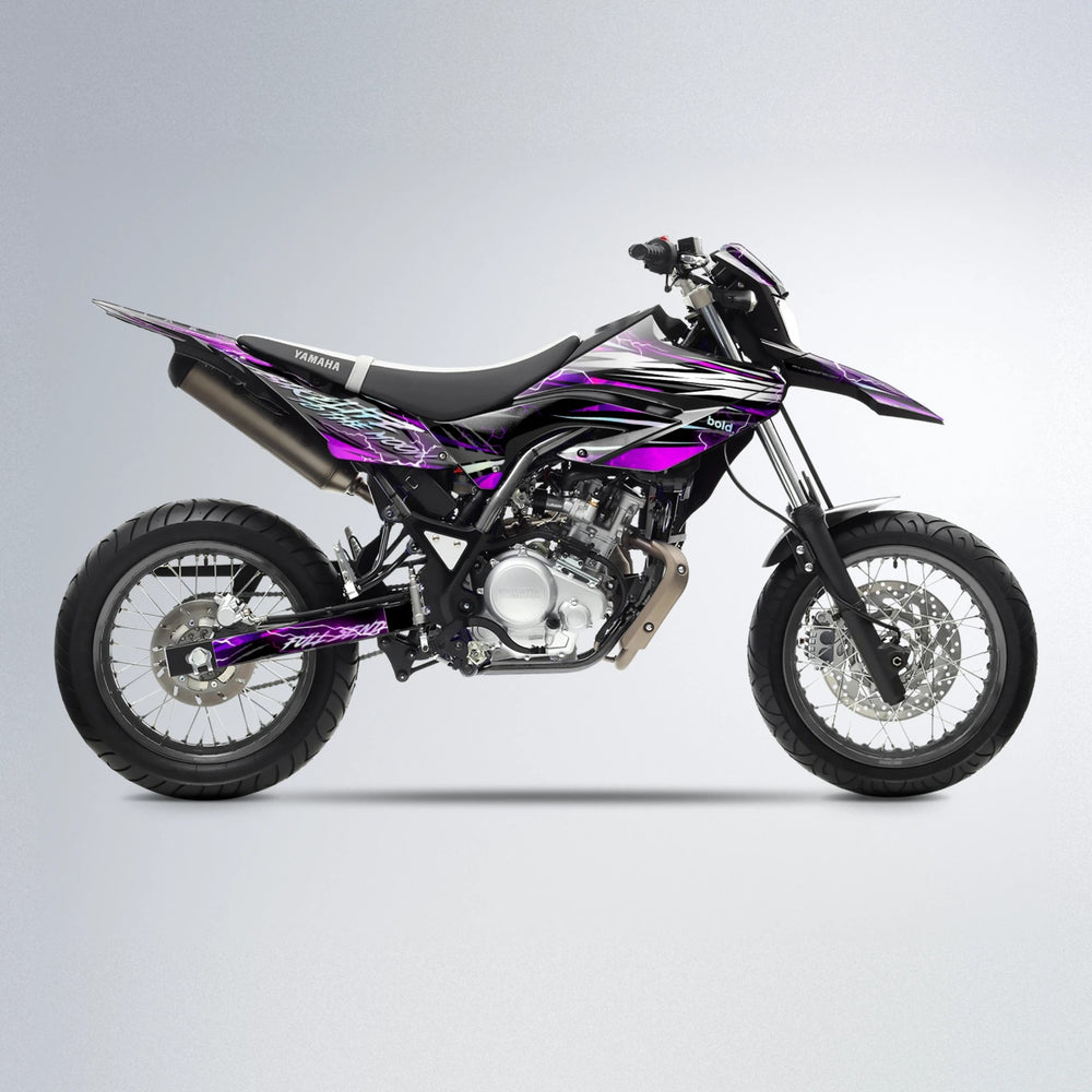 TRINITY Yamaha WR 125X supermoto graphics kit in Custom Colour
