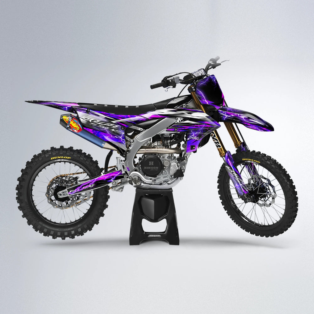 TRINITY Yamaha YZF MX motocross graphics kit in Purple