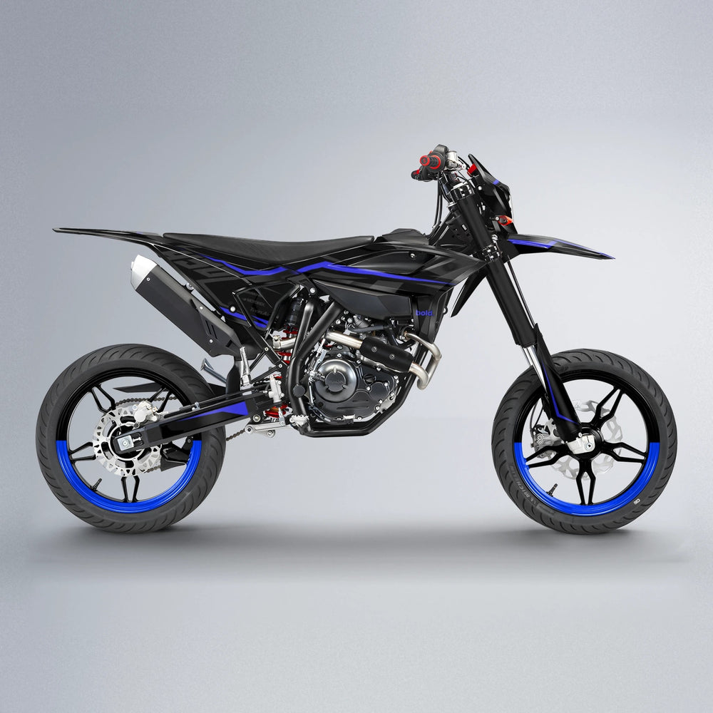TRONIC Beta supermoto graphics kit in Blue