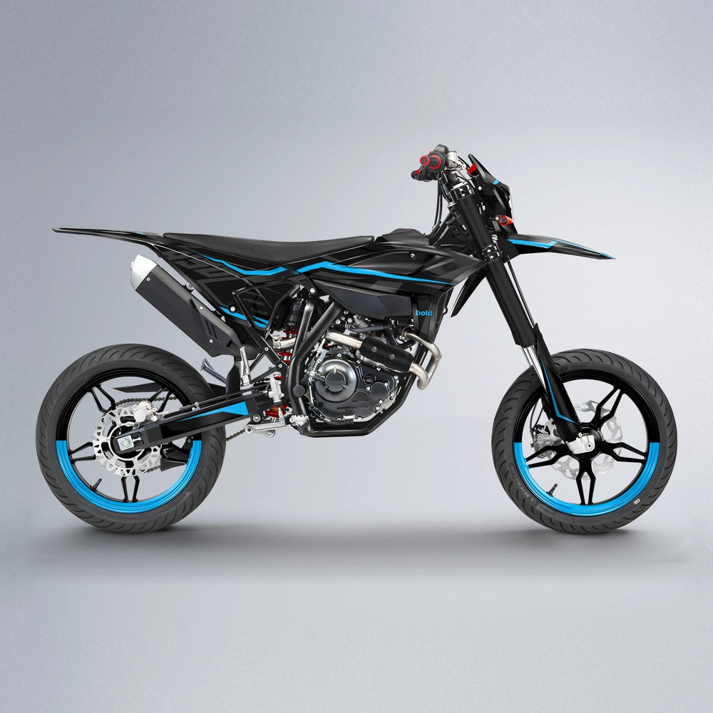 TRONIC Beta supermoto graphics kit in Light Blue