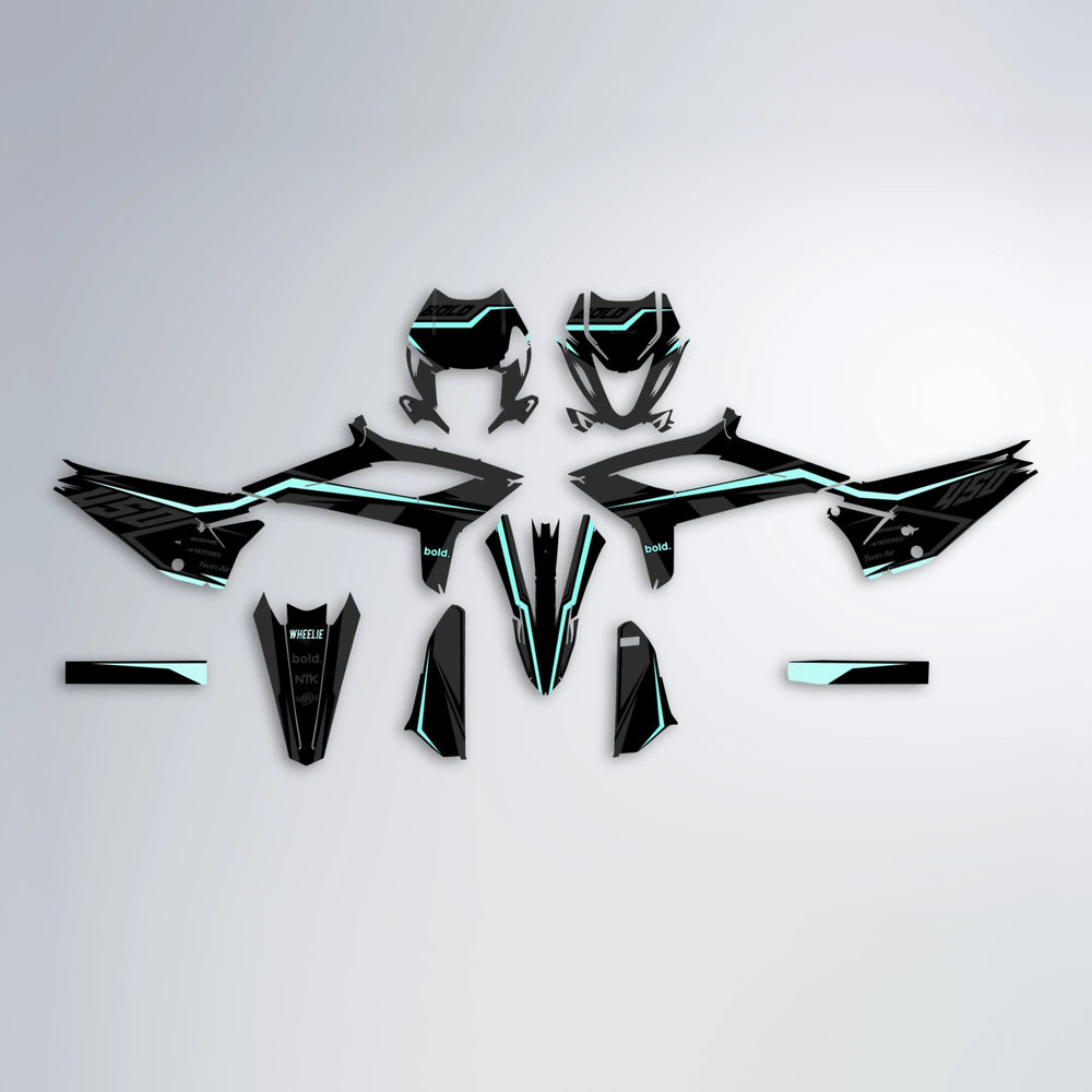 TRONIC Beta graphics kit parts layout in Mint
