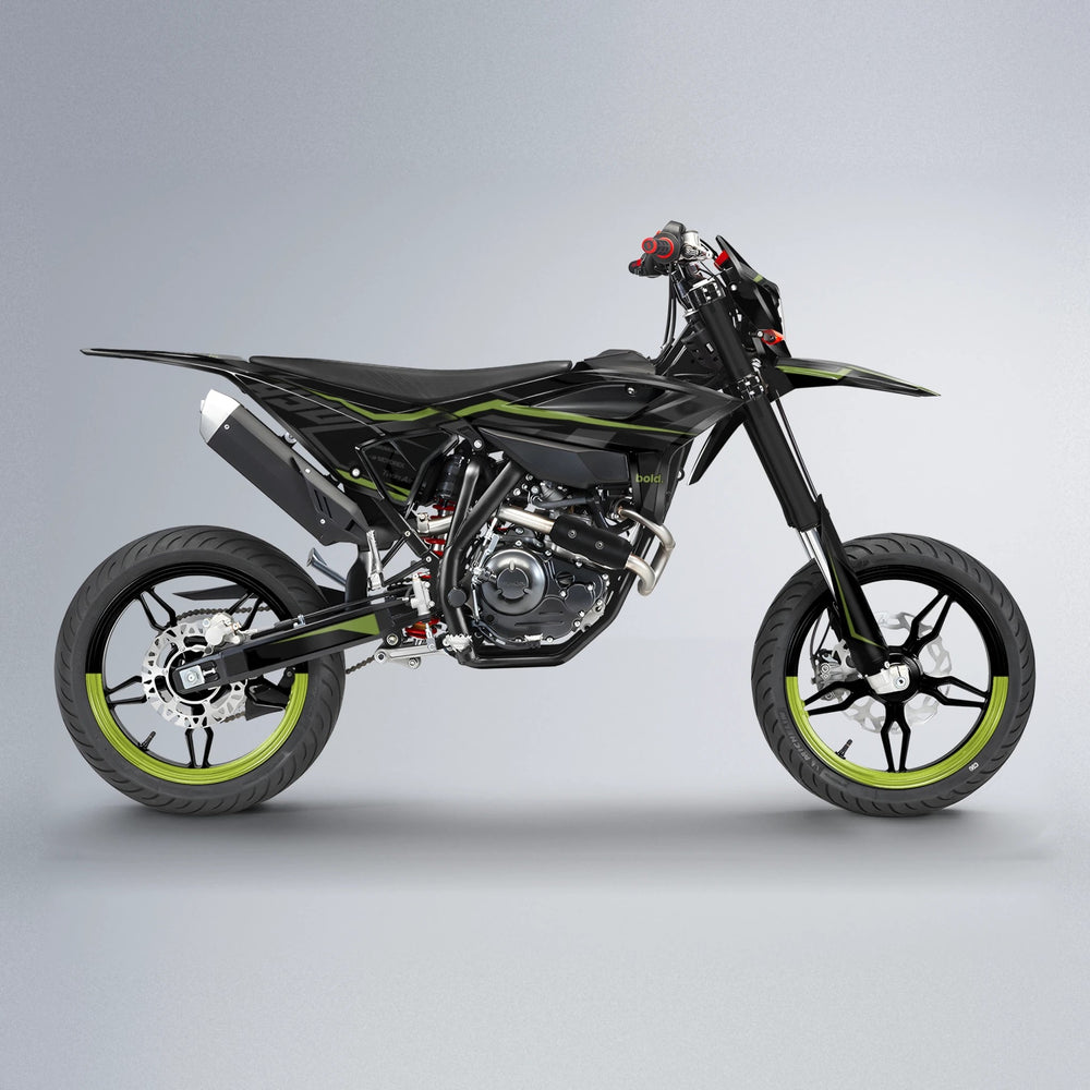 TRONIC Beta supermoto graphics kit in Olive