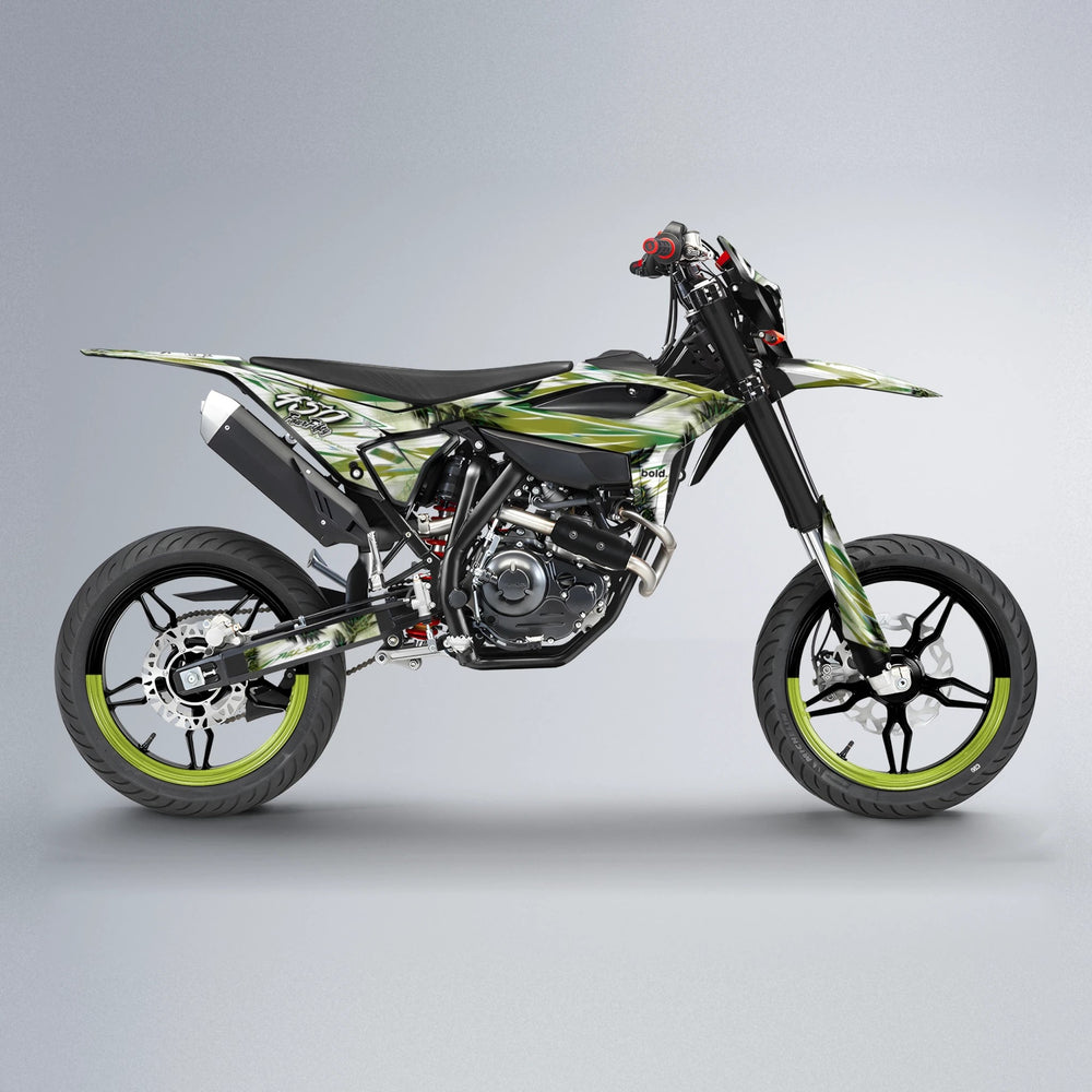 TROPIC Beta supermoto graphics kit in Olive