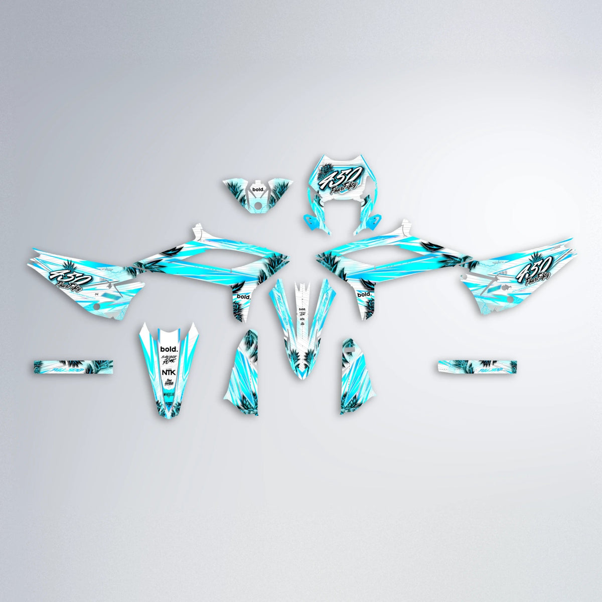 TROPIC Graphics Kit for Beta RR 125 LC & RR 50 – Supermoto Dekor
