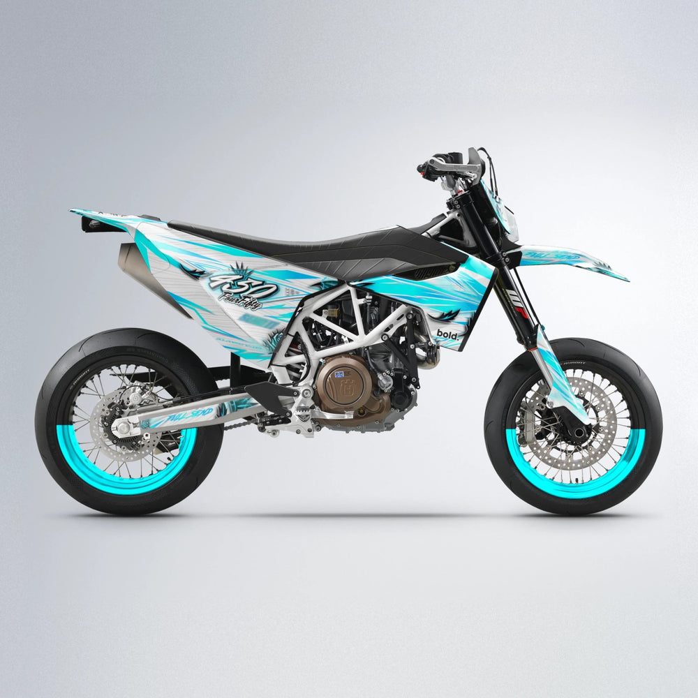 TROPIC Husqvarna 701 supermoto graphics kit in Custom Colour