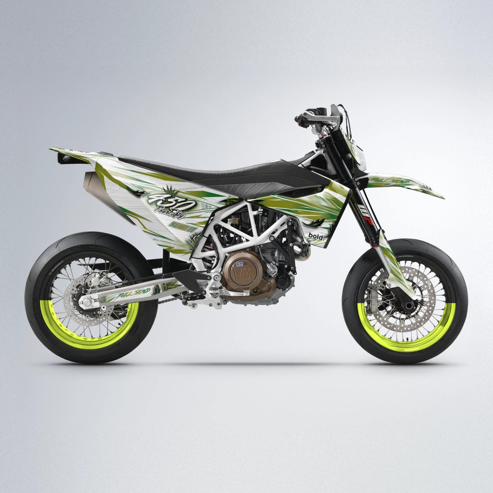 TROPIC Husqvarna 701 supermoto graphics kit in Olive