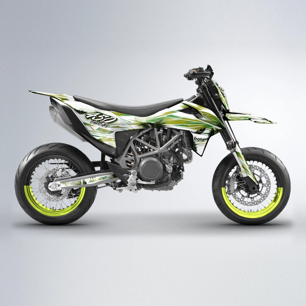 TROPIC KTM SMC 690 supermoto graphics kit in Olive