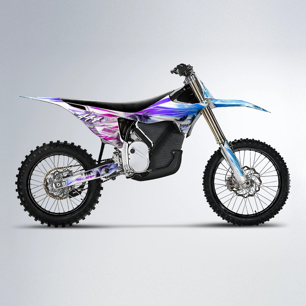TROPIC Stark Varg MX motocross graphics kit in Blue Purple Fade