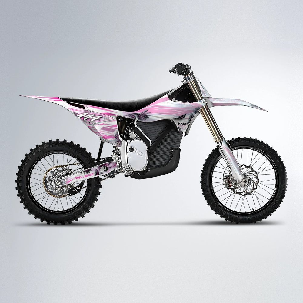 TROPIC Stark Varg MX motocross graphics kit in Flamingo