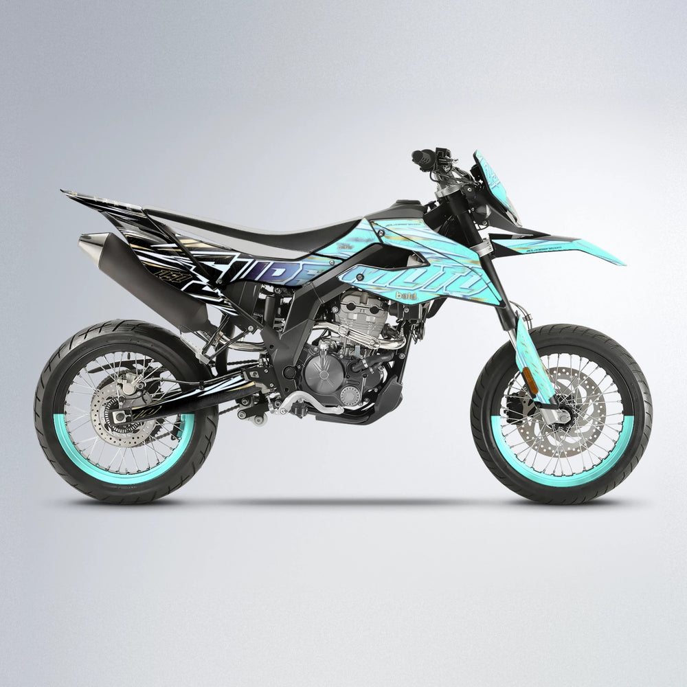 VELOCITY Aprilia SX 125 supermoto graphics kit in Mint