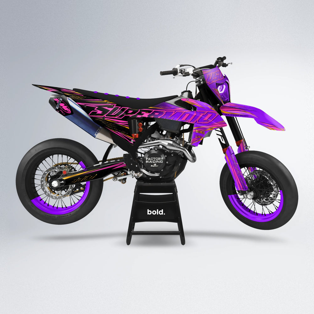 VELOCITY supermoto graphics kit in Custom Colour