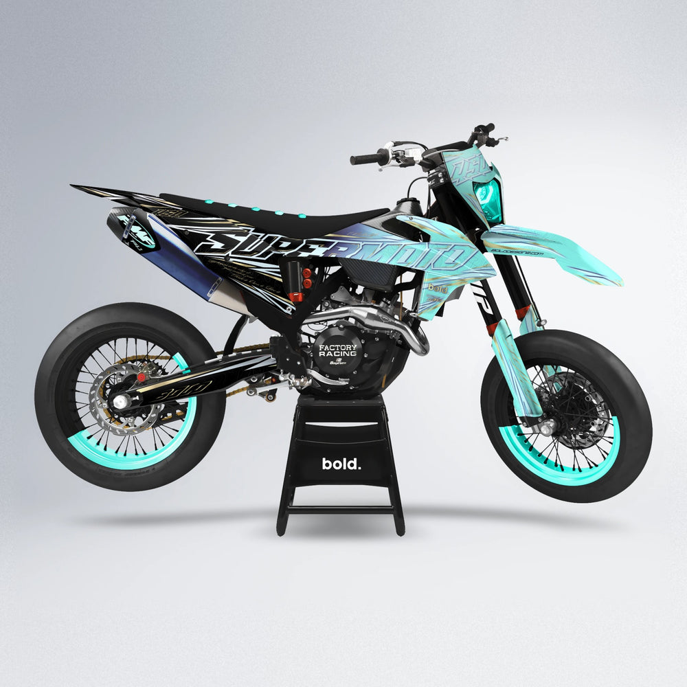VELOCITY supermoto graphics kit in Mint