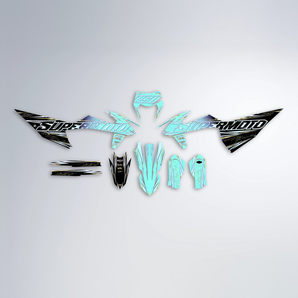 VELOCITY graphics kit parts layout in Mint