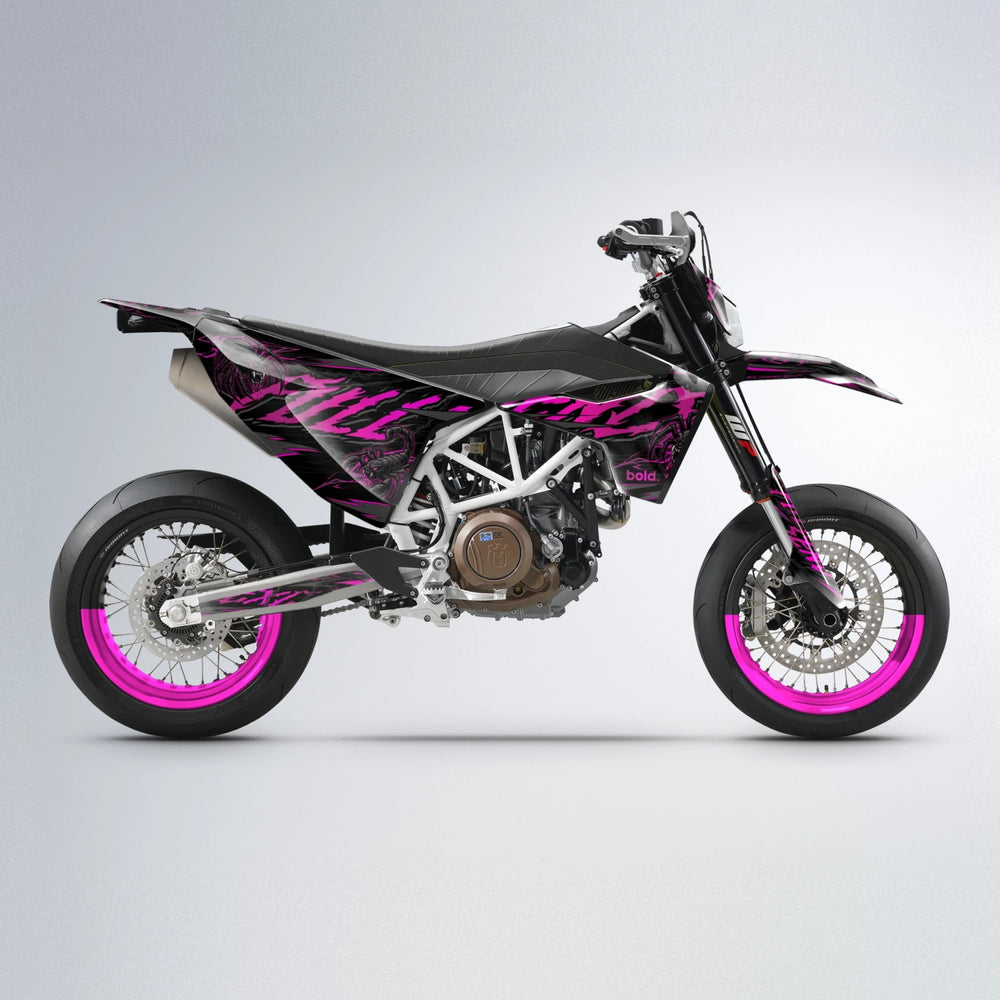 VENOM Husqvarna 701 supermoto graphics kit in Pink