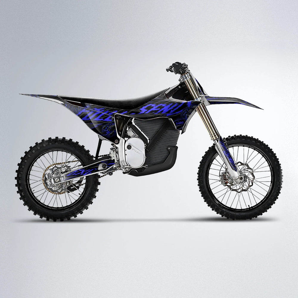 VENOM Stark Varg MX motocross graphics kit in Blue