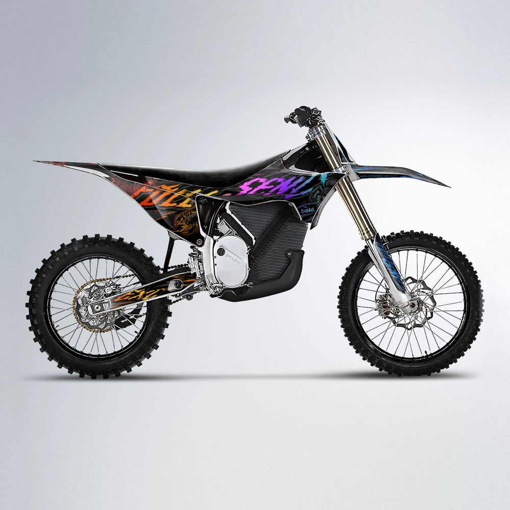 VENOM Stark Varg MX motocross graphics kit in Sunset Fade