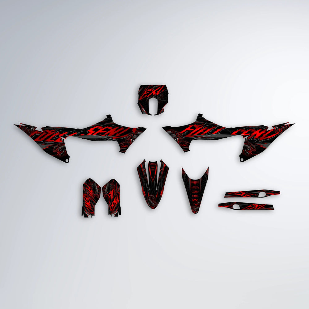 VENOM Stark Varg SM graphics kit parts layout in Custom Colour
