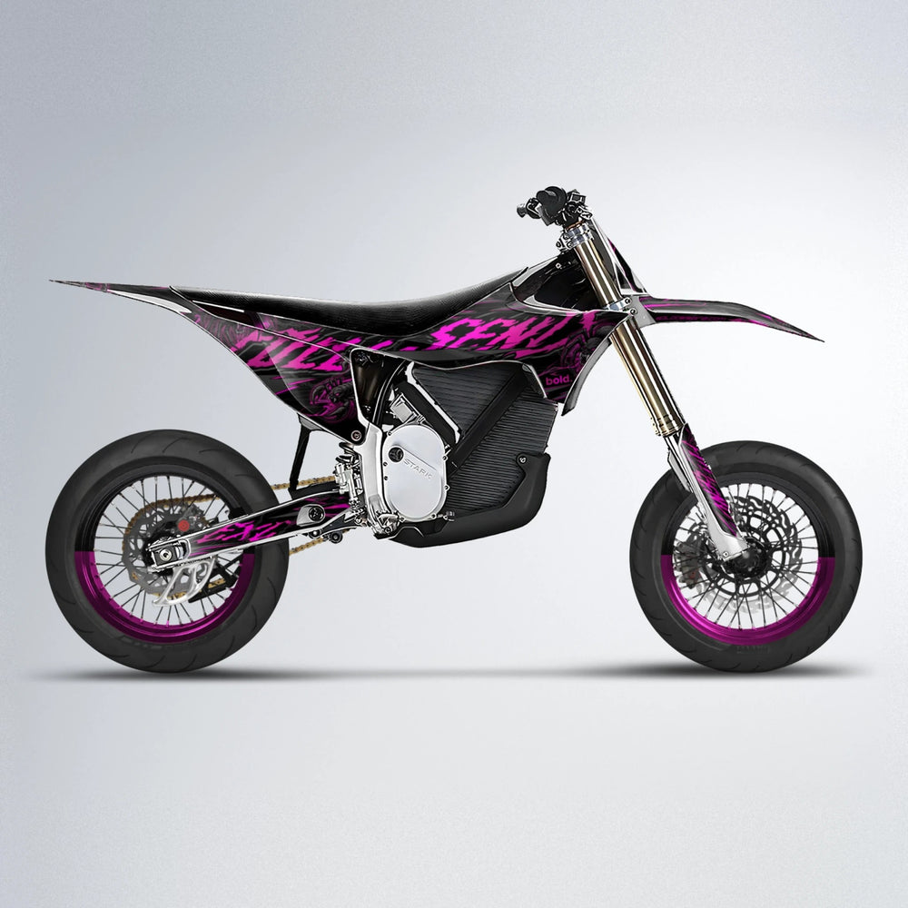 VENOM Stark Varg SM supermoto graphics kit in Pink