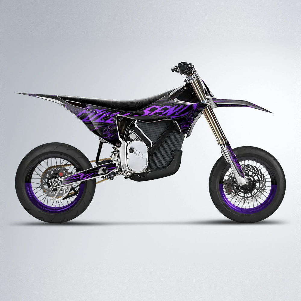 VENOM Stark Varg SM supermoto graphics kit in Purple