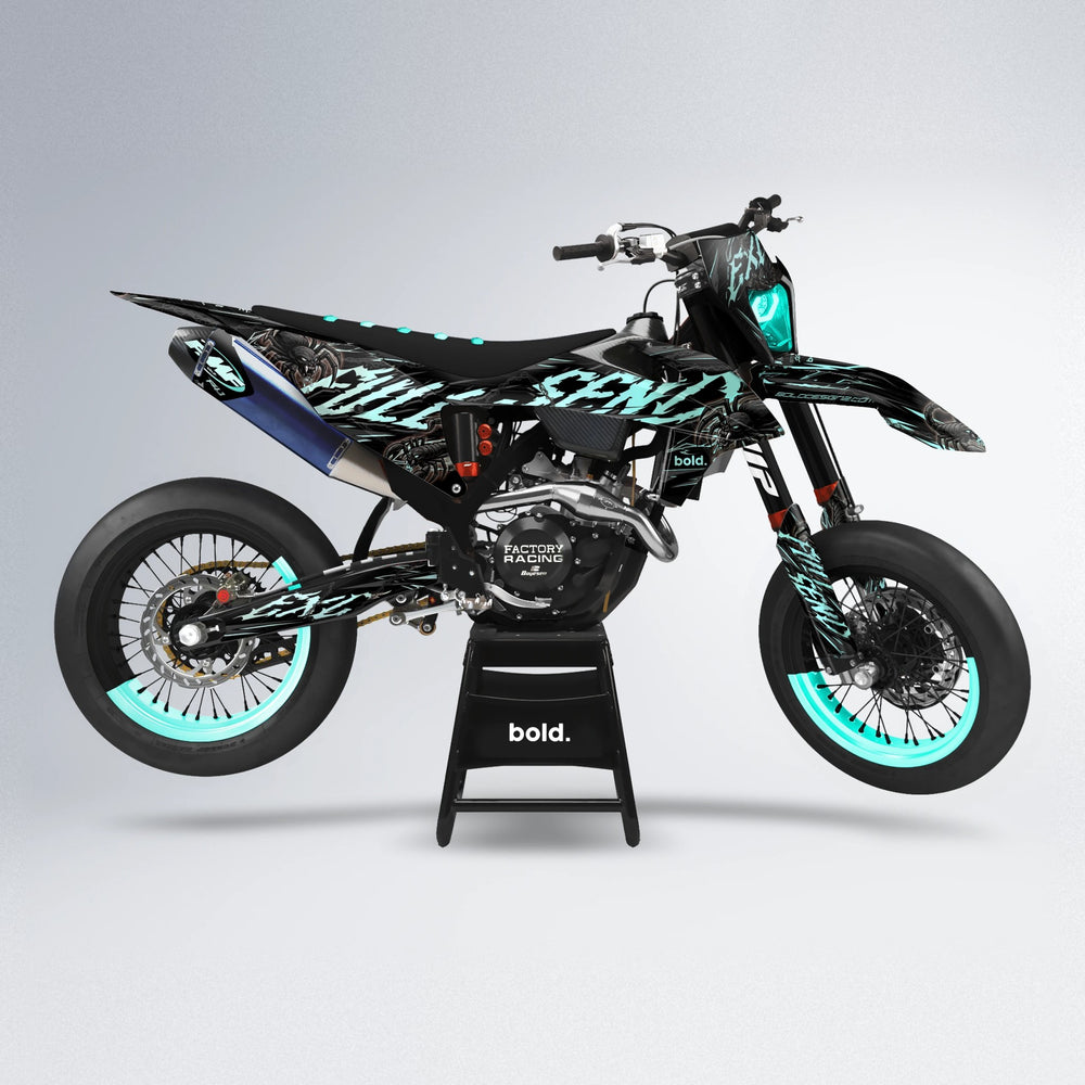 VENOM supermoto graphics kit in Mint