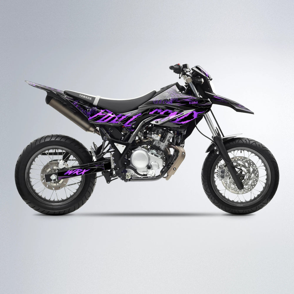 VENOM Yamaha WR 125X supermoto graphics kit in Purple