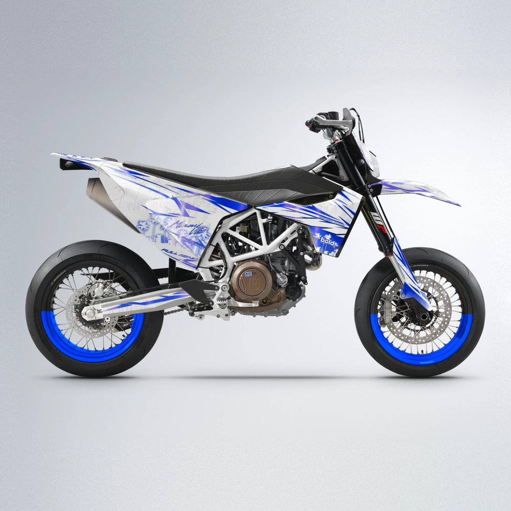 VICTORY Husqvarna 701 supermoto graphics kit in Blue