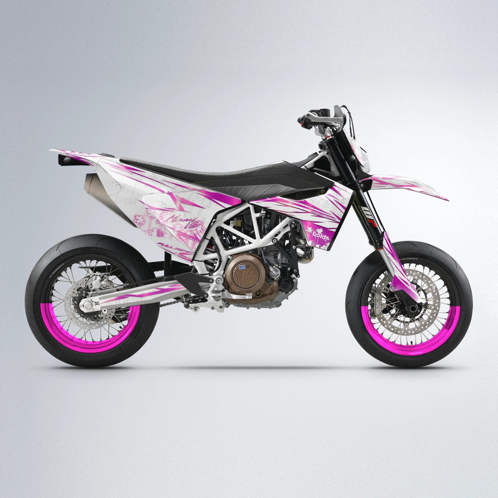 VICTORY Husqvarna 701 supermoto graphics kit in Pink