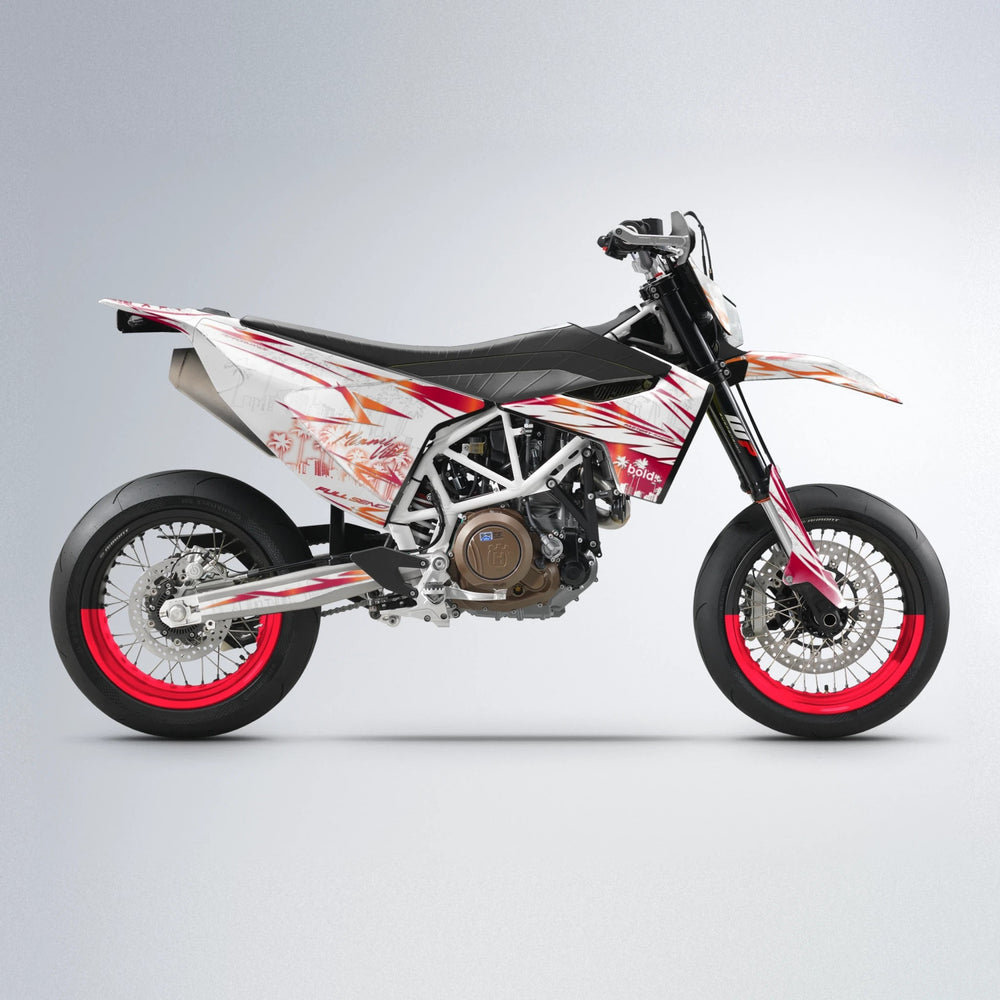 VICTORY Husqvarna 701 supermoto graphics kit in Red