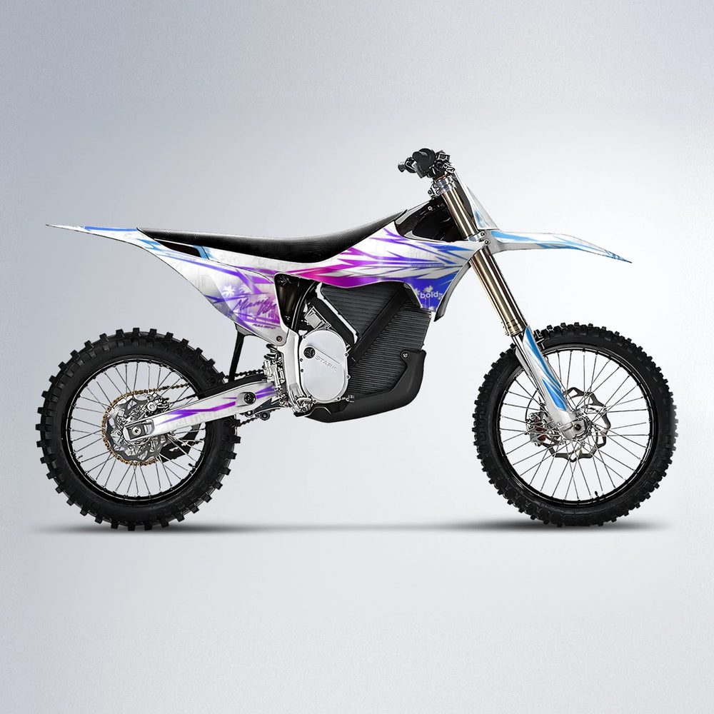 VICTORY Stark Varg MX motocross graphics kit in Blue Purple Fade