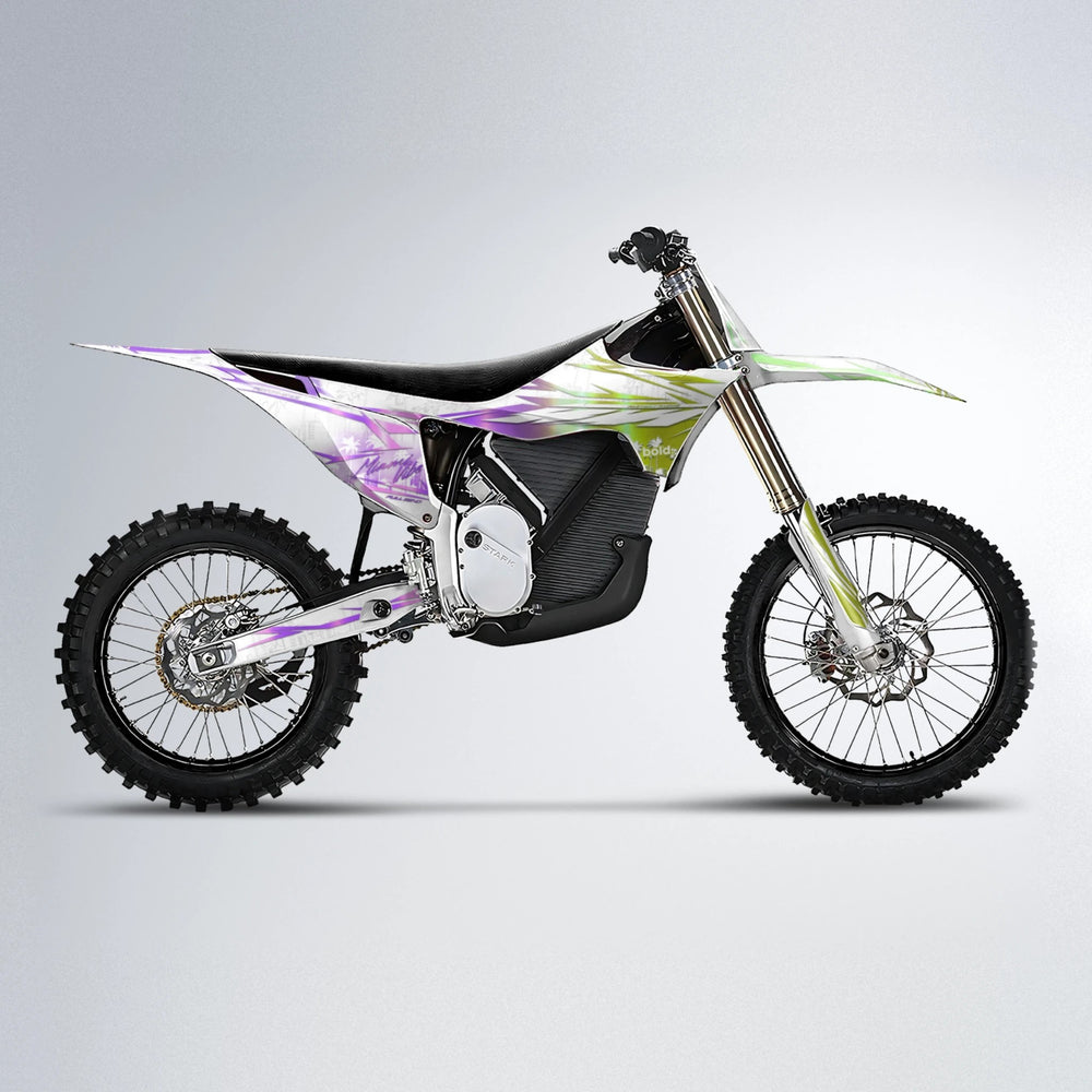 VICTORY Stark Varg MX motocross graphics kit in Purple & Yellow