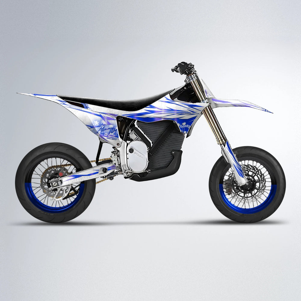 VICTORY Stark Varg SM supermoto graphics kit in Blue