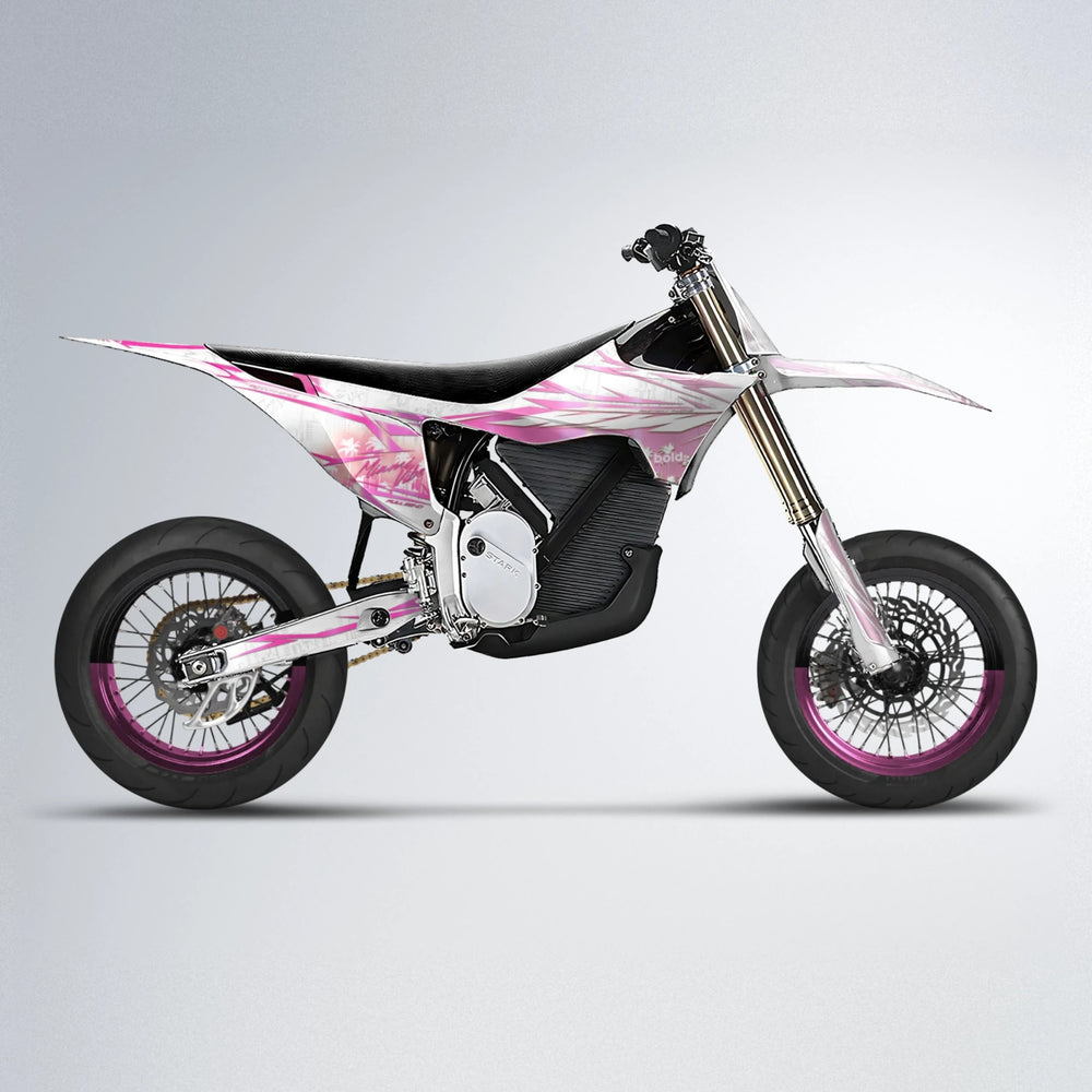 VICTORY Stark Varg SM supermoto graphics kit in Flamingo