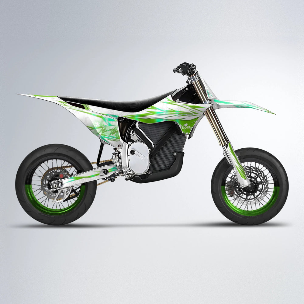 VICTORY Stark Varg SM supermoto graphics kit in Green