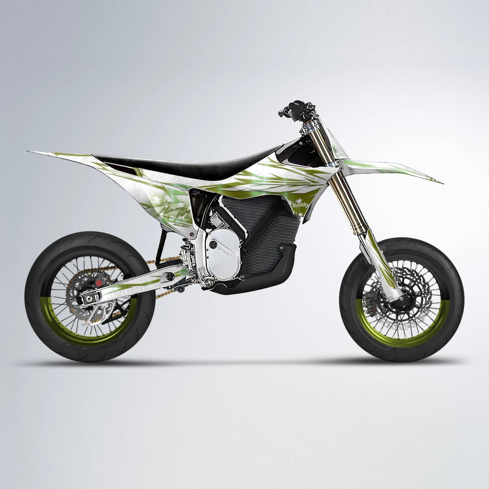 VICTORY Stark Varg SM supermoto graphics kit in Olive