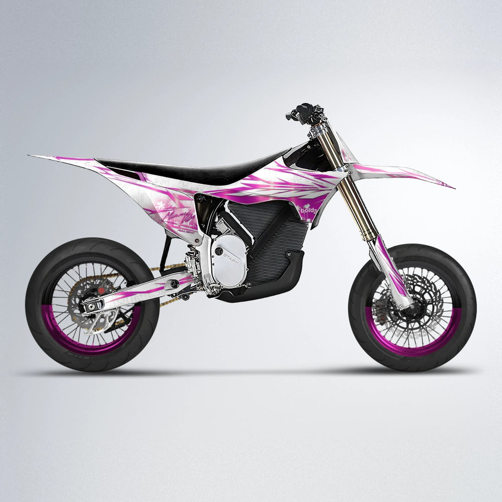 VICTORY Stark Varg SM supermoto graphics kit in Pink